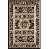 Radici USA Biltmore I 2 x 8 Runner Black Area Rug