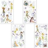 Sandylion Fairies Wall Stickers with Glitter