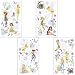 Sandylion Fairies Wall Stickers with Glitter