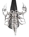 Detailed Giant Deadly Scorpion Bug Silver Tone Pewter Ring
