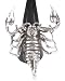 Detailed Giant Deadly Scorpion Bug Pewter Ring