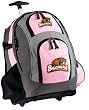 Oregon State University Rolling Backpack Deluxe Pink Oregon State University Beavers - Backpacks Bags with Wheels or School Trolley Carry-On Bags - Unique Wheeled Gifts for Girls Ladies- CUTE!