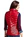 Talbots Chevron Quilted Ciré Puffer Vest - Classic Red (L)