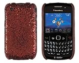 Hard Sparkles Case for BlackBerry Curve 8520 / 8530 / 9300 - Red