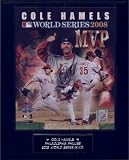 Cole Hamels - Philadelphia Phillies World Series MVP Plaque