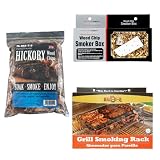Mr. Bar-B-Q 160180 Complete Grill Smoker Kit Hickory