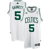 Kevin Garnett Jersey: adidas White Swingman #5 Boston Celtics Jersey