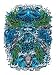Santa Cruz Stickers - Jason Jessee Sea God - 6 inch