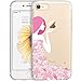 ESR iPhone 7 Case, iPhone 7 Clear Soft TPU Protective Case Back Cover with Cute Cartoon Pattern [Slim Fit] [Ultra Thin] for 4.7 inches iPhone 7 (2016 Release)(Floral Girl)