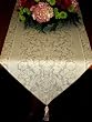 Table Runner 18x72-inch Tasseled, Regale European Made Linen Cotton in Bisque
