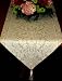 Armani International, Regale Collection, Table Runners (18x90-inch Tasseled) Bisque C...
