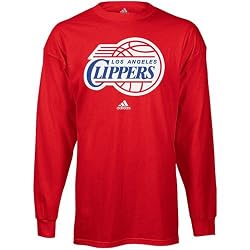 Los Angeles Clippers adidas Primary Logo Long Sleeve T-Shirt