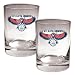 Atlanta Hawks NBA 2pc Rocks Glass Set - Primary Logo by Great American Products
