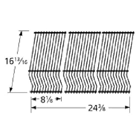 Broilmaster Thermos Porcelain Wire Cooking Grid from Cooking Parts & Accessories