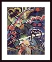 Compostion Storm, Framed Art Print by Wassily Kandinsky