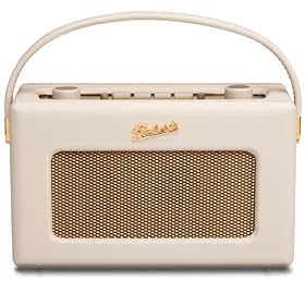 Roberts RD60 Revival DAB/FM RDS Digital Radio with Up to 120 Hours Battery Life - Pastel Cream