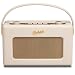 Roberts RD60 Revival DAB/FM RDS Digital Radio with Up to 120 Hours Battery Life - Pastel Cream