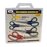 IMAGE OF IIT 90450 5 Piece Stainless Scissors Set