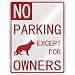 NO  PARKING GERMAN SHEPHERD EXCEPT FOR OWNERS  PARKING SIGN DOG
