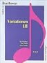 Variations III (Music Scores)