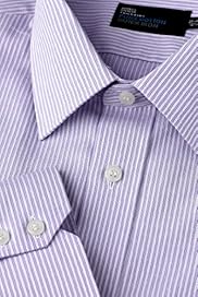 2 Longer Pure Cotton Quick Iron Herringbone Stripe Shirt