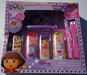 Amazon.com: Nickelodeon Dora the Explorer Bath Time Paint Set: Toys & Games