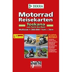 RV Motorad-Reisekarten 1:300 000 Toskana - von Turin bis Rom (Loseblatt-Sammlung)