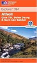 Atholl: Glen Tilt, Beinn Dearg and Carn Nan Cabhar (Explorer Maps)