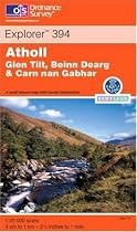 Atholl: Glen Tilt, Beinn Dearg and Carn Nan Cabhar (Explorer Maps)