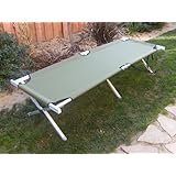 FREE CHRISTMAS GIFT WRAP INCLUDED-OASIS GI Aluminum Folding Cot -5 Years Warranty-HIGH QUALITY PRODUCT-SHIPS IN 1-2 DAYS..A BONUS $19.99 VALUE POCKET UMBRELLA INCLUDED WITH YOUR ORDER...