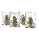 Spode Christmas Tree Glass Double Old Fashioneds Set(s) Of 4