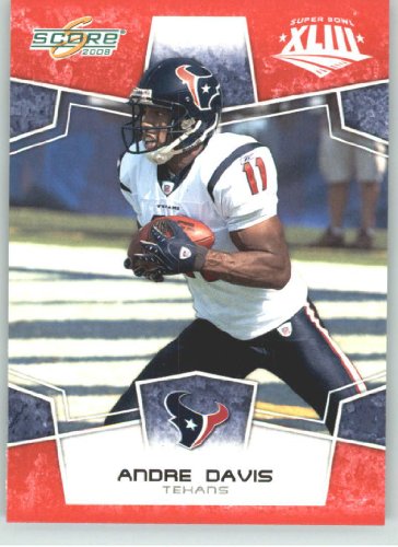 2008 Donruss / Score Super Bowl XLIII Limited Edition #122 Andre Davis - Houston Texans (Football Cards)