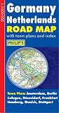 Germany Netherlands Road Map (Philip's Road Atlases & Maps)