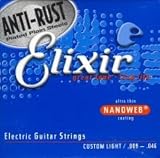 Elixir Nanoweb Electric Guitar Strings Light Gauge .010-.046