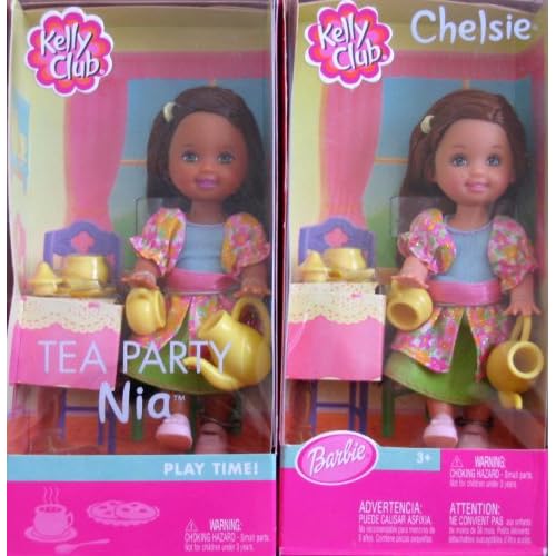 Barbie Kelly Club Chelsie Nia Tea Party Play Time Dolls 02
