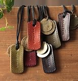 【ユニセックス】 (アリステア×ホークカンパニー) ALISTAIR×HAWK COMPANY 本革使用 アンティークコイン×レザープレート ドックタグネックレス ネックレス