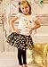 The Hair Bow Company Girl Gold Polka Dot Tulle Tutu Skirt 11