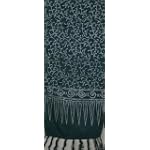 Batik Scarf - Blue Green Floral
