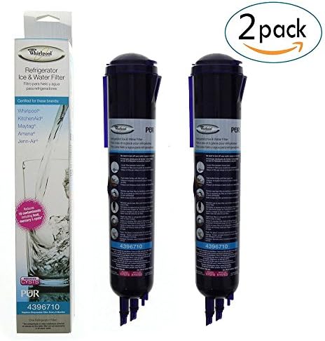 2-Pack Whirlpool 4396710 PUR push button Refrigerator Water Filter 3 Brand New