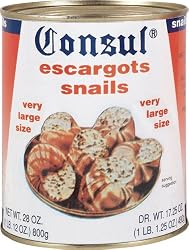 Consul Escargots Extra Large Snails (6 Dozen), 28-Ounce Cans (Pack of 2)