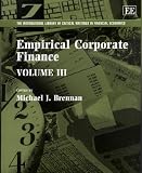Review Edward Elgar Publishing  / Empirical Corporate Finance (The International Library of Critical Writings in Financial Economics series)