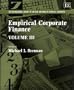 Empirical Corporate Finance (The International Library of Critical Writings in Financial Economics series)