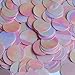 Sequin Opaque Pink Iris Rainbow Iridescent Round 20mm Center Hole Couture Loose Paillettes