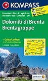 book cover Dolomiti di Brenta - Brentagruppe 1 : 25 000: Wanderkarte mit Kurzführer, Radrouten und alpinen Skirouten. GPS-genau - Author