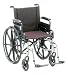 NOVA 7200L Lightweight Wheelchair with Detach Desk Arms and S/A Footrests, 20"