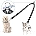 AutoWT Double Dog Leash, 2019 New Version No Tangle 360Â° Swivel Rotation Reflective Double Lead Adjustable Length Dual Two Dog Lead Splitter, Comfortable Shock Absorbing Walking Training for Two Dogs