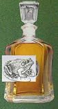 Frog Capitol Glass Decanter