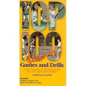 Top 100 Tennis Games and Drills (2 Tape Set) [VHS]