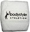 Terrycloth Wristband - Embroidered Black "Lady Love" Logo