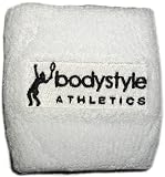 Terrycloth Wristband - Embroidered Black "Lady Love" Logo